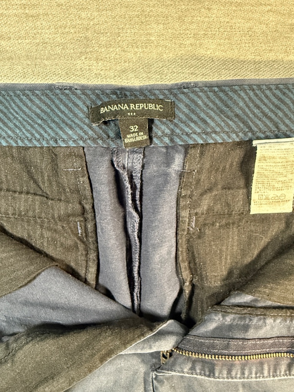 Banana Republic Men's Charcoal Gray Dress Pants
